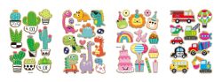 Samolepka 3D Embossed set 10