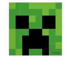 Ubrousky 33 x 33 cm 20 ks Minecraft