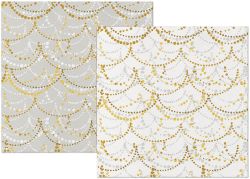 Papírový ubrousek Airlaid Reverse Design Festive Garland