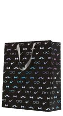 Paw  Papírová taška PAW střední Holographic Celebration