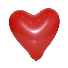 AX balónek srdíčko červené /100/ ,balení 100 ks