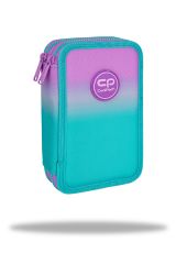 Patio  Penál 2 zipy Jumper Gradient Blueberry - vybavený