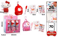 Batůžek MINI se samolepkami a propiskou Hello Kitty