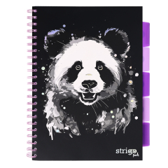 Strigo  Blok A4/100l 80g PANDA spirála s rozřaďovačem