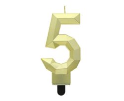 Dortová svíčka DIAMOND č. 5