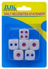 PKstar  Hrací kostky 1,8 cm 6 ks