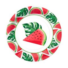 PAW talíř 18cm 10ks Watermelon Eco