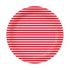 PAW talíř 23cm 10ks Stripes red