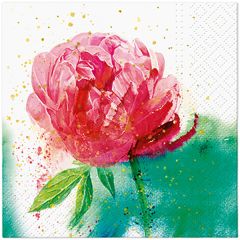 Paw  Ubrousky PAW Dekor C (20ks) Peony Watercolor