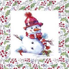 Ubrousky DAISY L (20ks) Happy Snowman