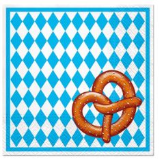 Paw  Ubrousky PAW Dekor L (20ks) Bavarian Pretzel