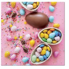 Paw  Ubrousky PAW Dekor L (20ks) Chocolate Celebration