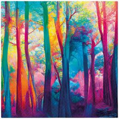 Paw  Ubrousky PAW Dekor L (20ks) Colorful Magic Forest