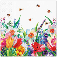 Paw  Ubrousky PAW Dekor L (20ks) Meadow with Bees