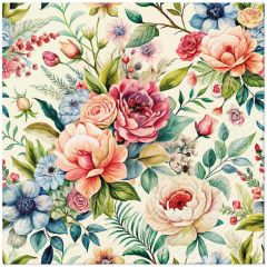 Ubrousky PAW Dekor L (20ks) Rustic Bloom