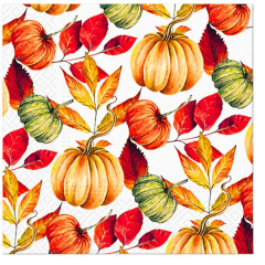 Paw  Ubrousky PAW Dekor L (20ks) Pumpkin Pattern