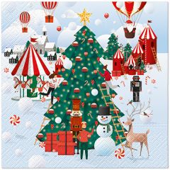 Ubrousky PAW Dekor L (20ks) Christmas Atmosphere