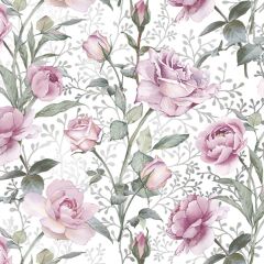 Pol-Mak  Ubrousky DAISY L (20ks) Pink Roses on Silver