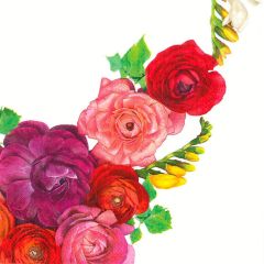 Pol-Mak  Ubrousky DAISY L (20ks) Buttercups Mix with Freesia