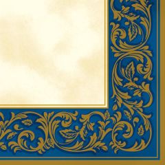 Ubrousky MAKI L (20ks) Rococo Pattern Blue