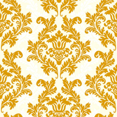 Pol-Mak  Ubrousky MAKI L (20ks) Cream & Gold Wallpaper