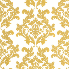 Ubrousky MAKI L (20ks) White & Gold Wallpaper