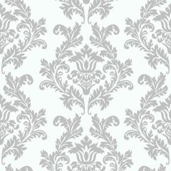 Ubrousky MAKI L (20ks) White & Silver Wallpaper