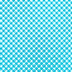 Ubrousky MAKI L (20ks) Diagonal Light Blue Check