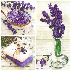 Ubrousky MAKI L (20ks) Lavender Spa Squares