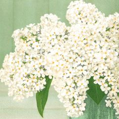 Ubrousky MAKI L (20ks) White Lilac Bouquet