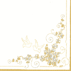 Ubrousky MAKI L (20ks) White Doves