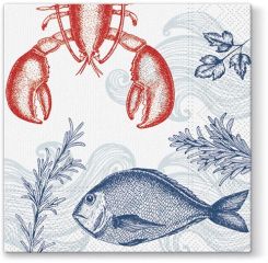 Paw  Ubrousky PAW TETE L (20ks) Lobster and Fish