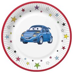 Pol-Mak  Papírový talíř malý - Cartoon Cars