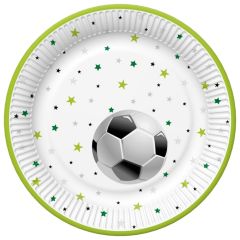 Pol-Mak  Papírový talíř malý - Football with Stars
