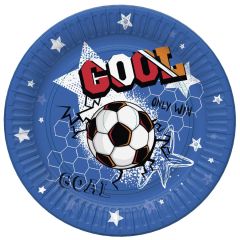 Pol-Mak  Papírový talíř velký - Cool Football