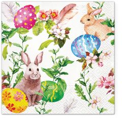 Ubrousky PAW TETE L (20ks) Boho Easter