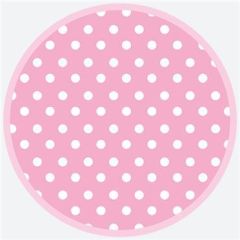 Talíř papírový PM 18cm 8ks Pimk Dots