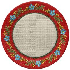 Papírový talíř malý - Roses mountain Emroidery Folk
