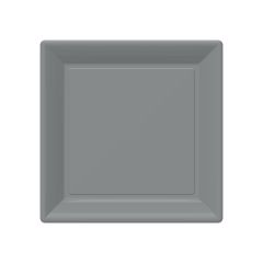 Talíř EKO PM 23x23 cm 20ks šedý