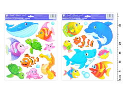 UNIPAP  Samolepící dekorace 10176 mořský svět 33 x 29 cm