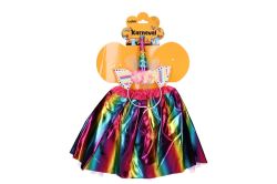 wiky  Set karneval W026066 - jednorožec barevný