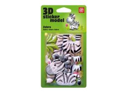 UNIPAP  3D Sticker Model ZOO Zebra - MAKE 1042607