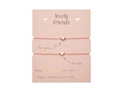gifty - Lovely Friends náramek - rg. plated Heart 1042799