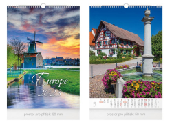 UNIPAP  kalendář 2023 nástěnný Europe 1061341