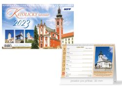 UNIPAP  kalendář 2023 stolní Katolický 1061364