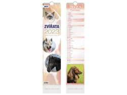 UNIPAP  kalendář 2023 vázankový Zvířata 1061401