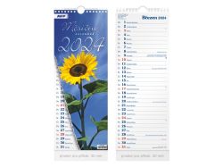 kalendář 2024 nástěnný Měsíční - vázankový 1061447