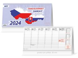 kalendář 2024 stolní Daňový česko/slovenský 1061451