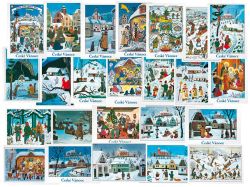 UNIPAP  pohlednice vánoční Josef Lada (50) 1170111
