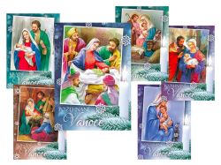 UNIPAP  pohlednice vánoční 157 B UV 1240814